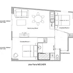 Апартаменты Appt Calme Sur Cour- Montparnasse - Necker Париж